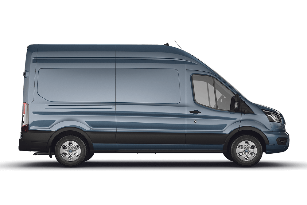 Πλάγια όψη του Ford Transit
