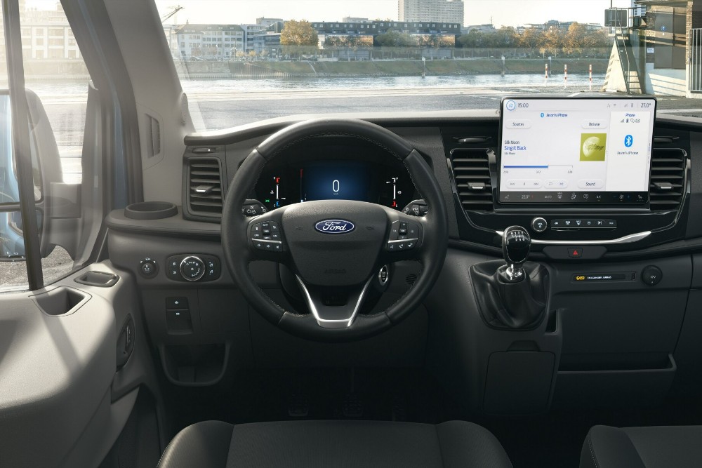 Internal view Ford Transit