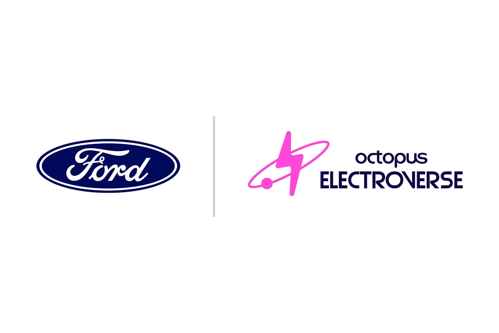 Λογότυπα Ford και Octopus Electroverse