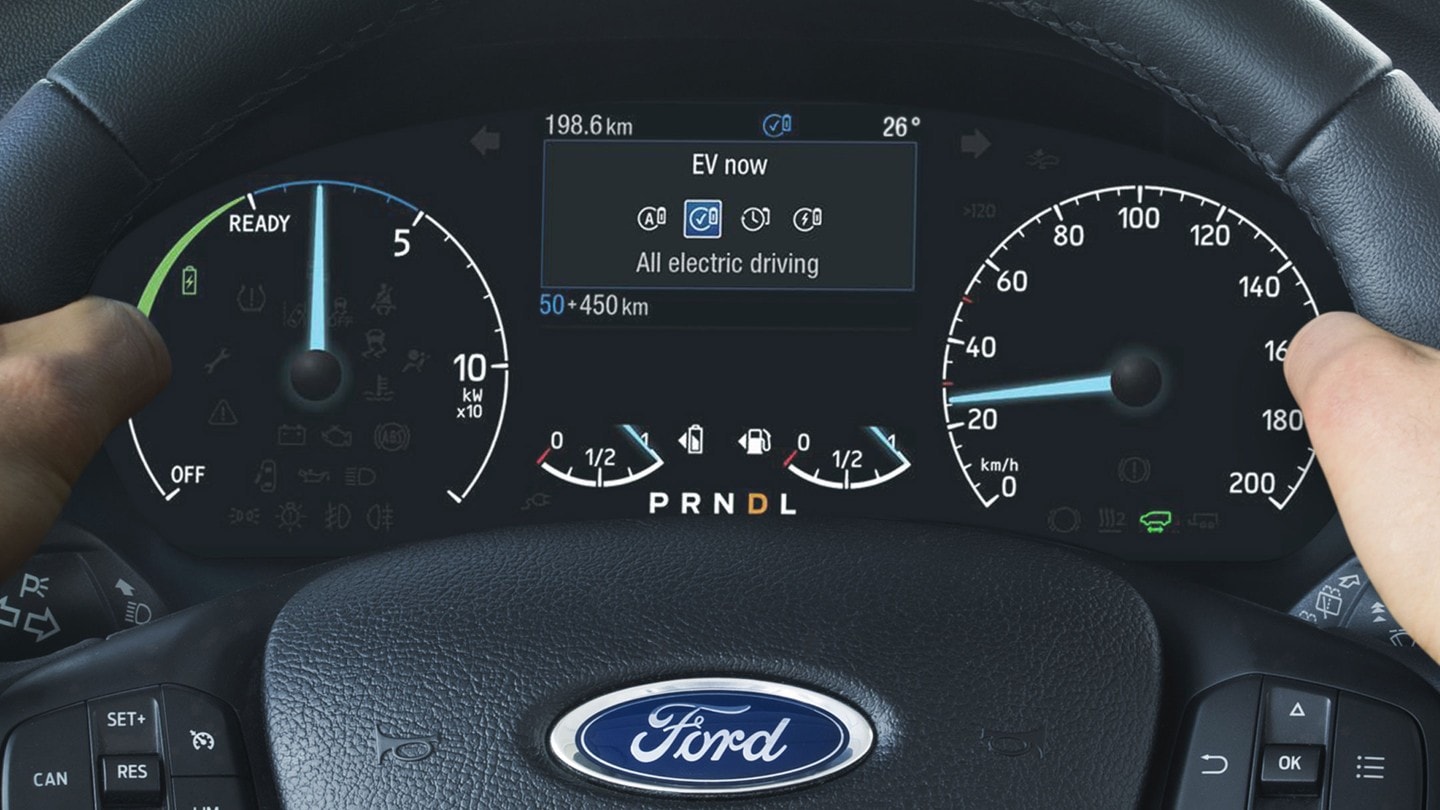 New Ford Transit Custom interior dashboard close up