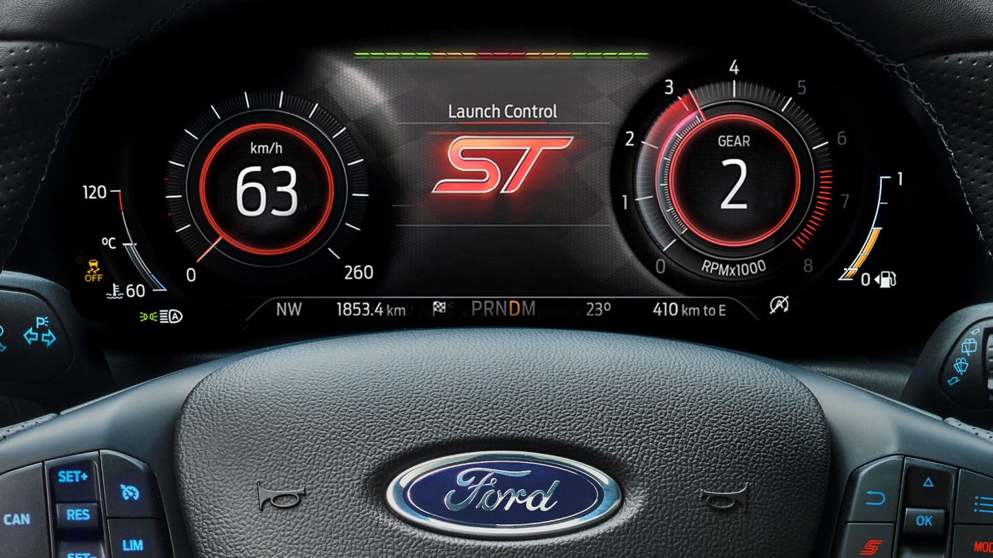 Dashboard showing Launch Control