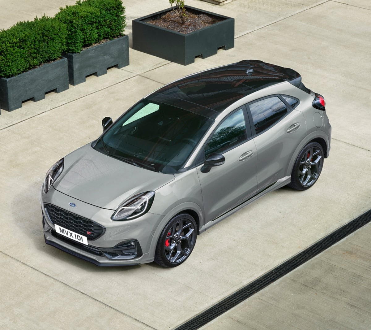 Ford Puma ST exterior overhead view