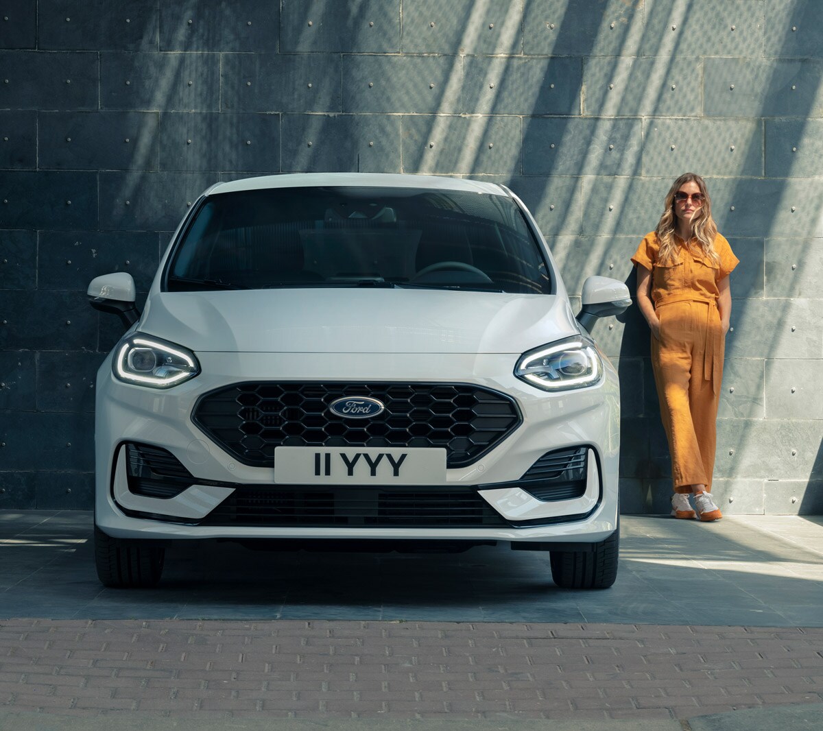 Ford Fiesta front end close up