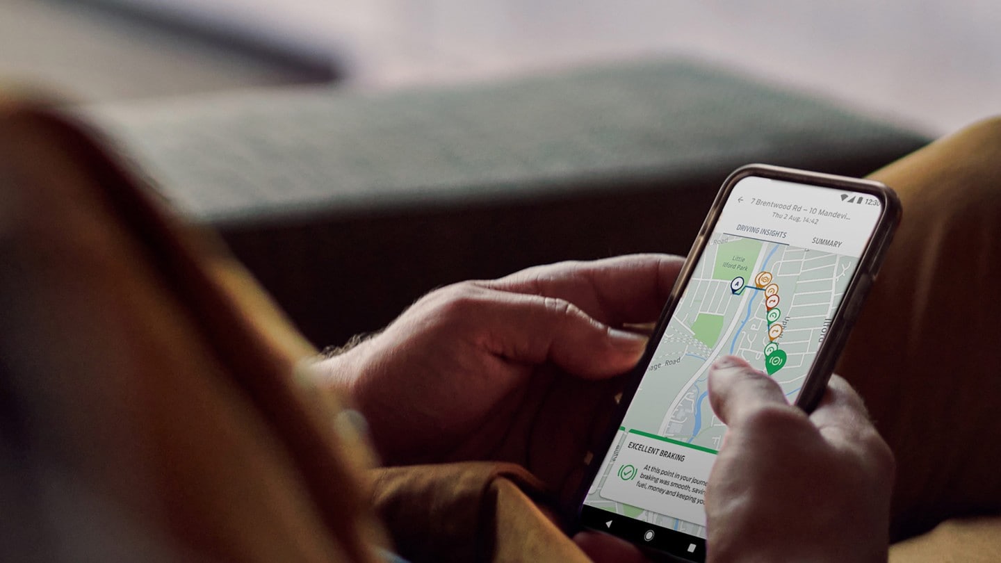 FordPass shown on mobile phone