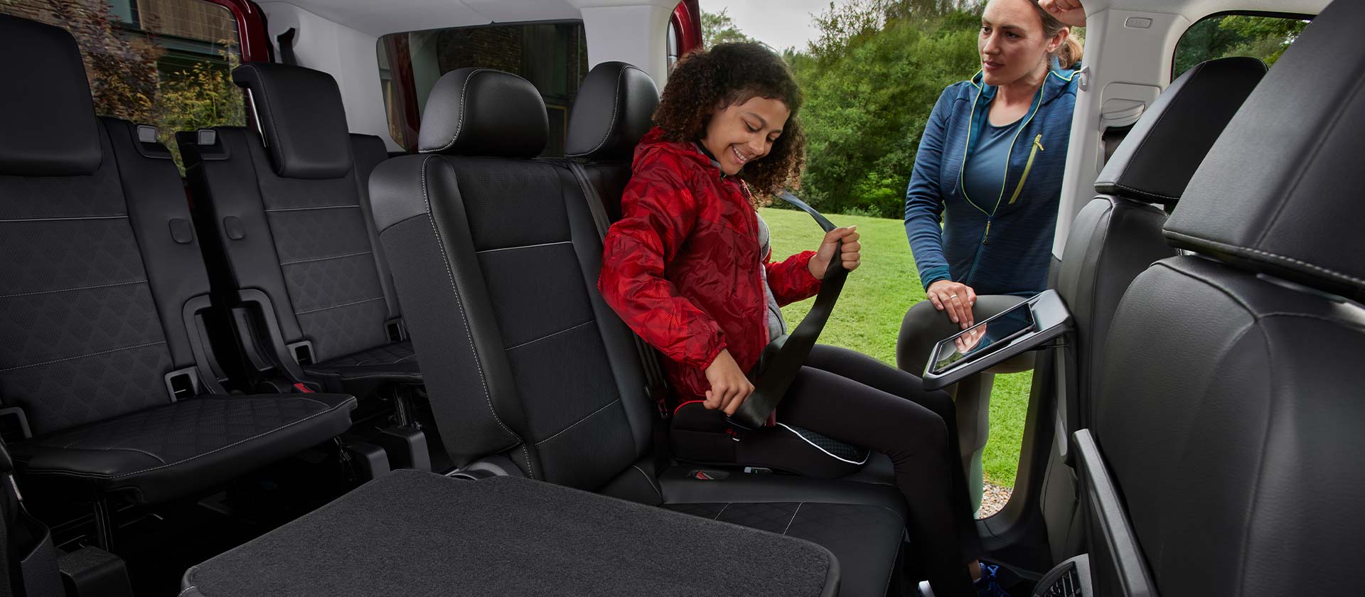 Ford Tourneo Connect showing spacious interior seating
