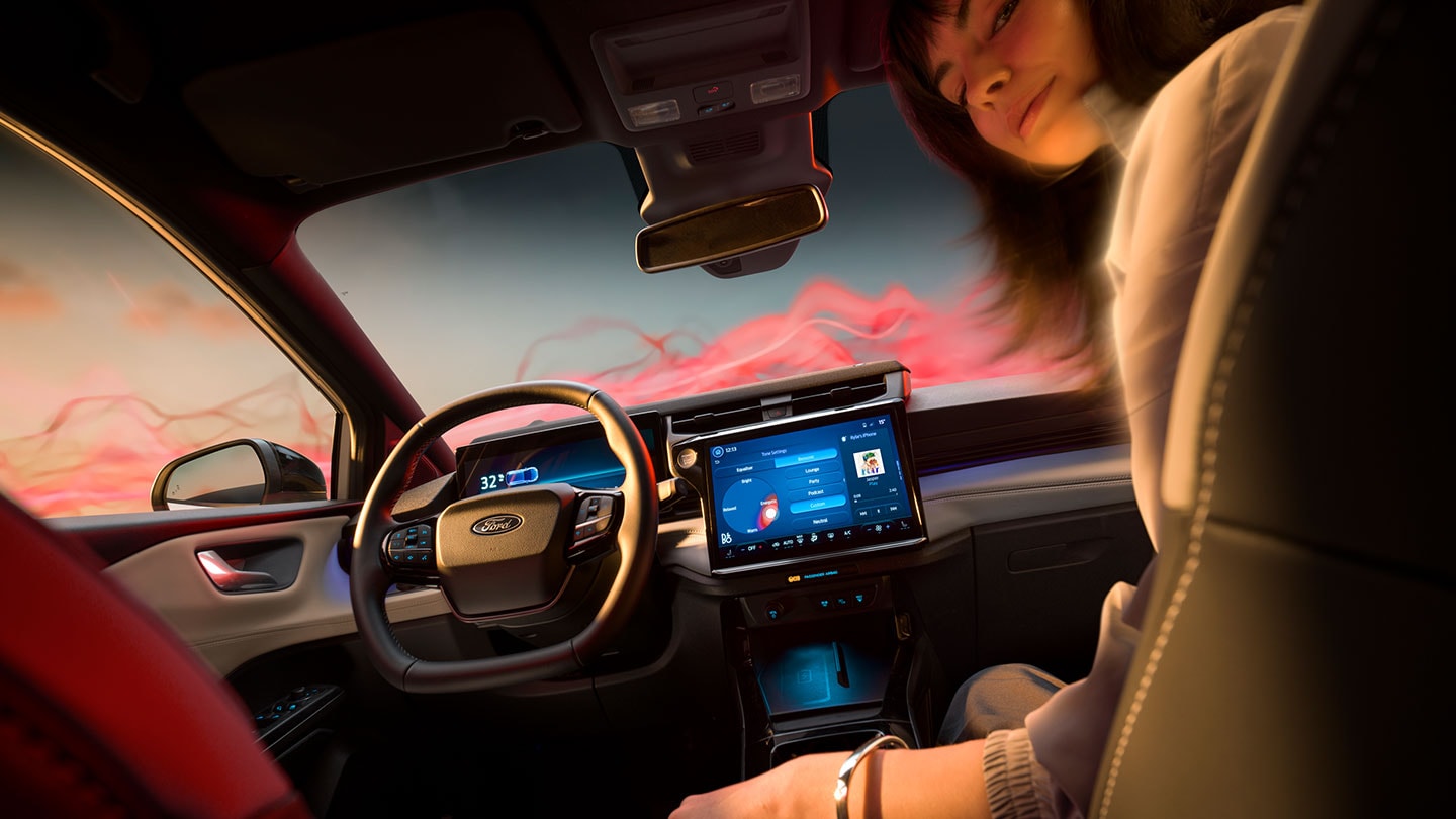 Το εσωτερικό της έκδοσης του Ford Puma Hybrid Sound Edition.