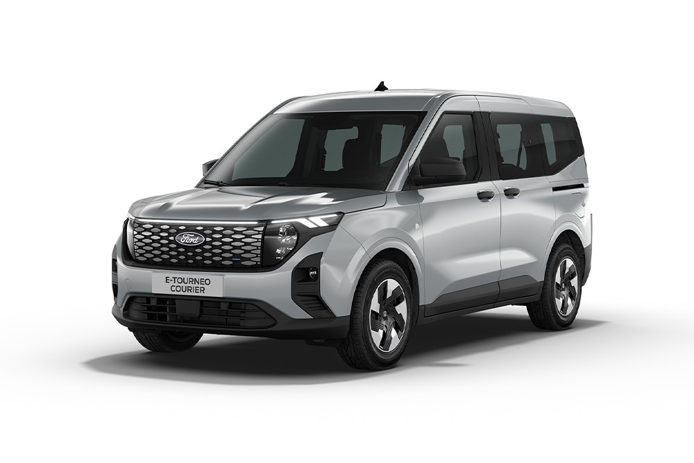 Ford E Tourneo Courier σε ασημί χρώμα