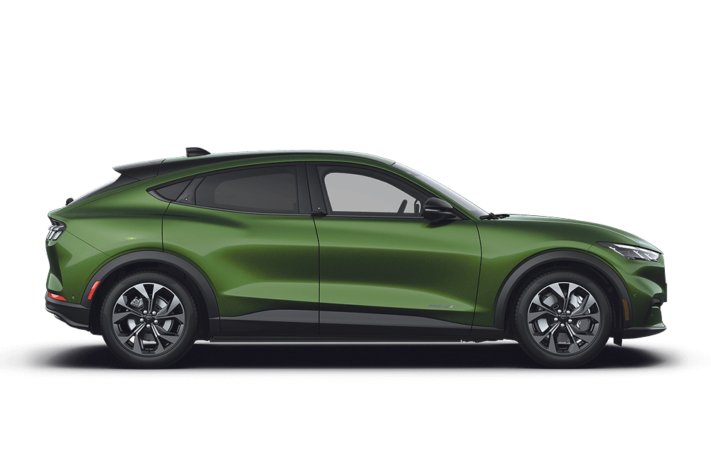 Πλάγια όψη μίας Ford Mustang Mach-E