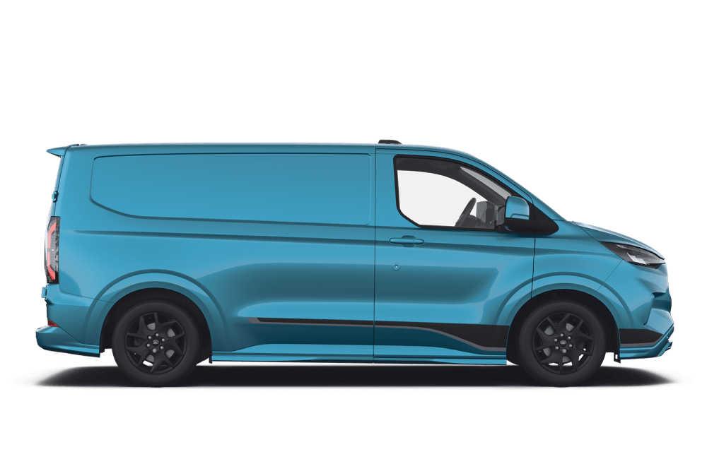 Πλάγια όψη του Neo Ford E-Transit Custom 