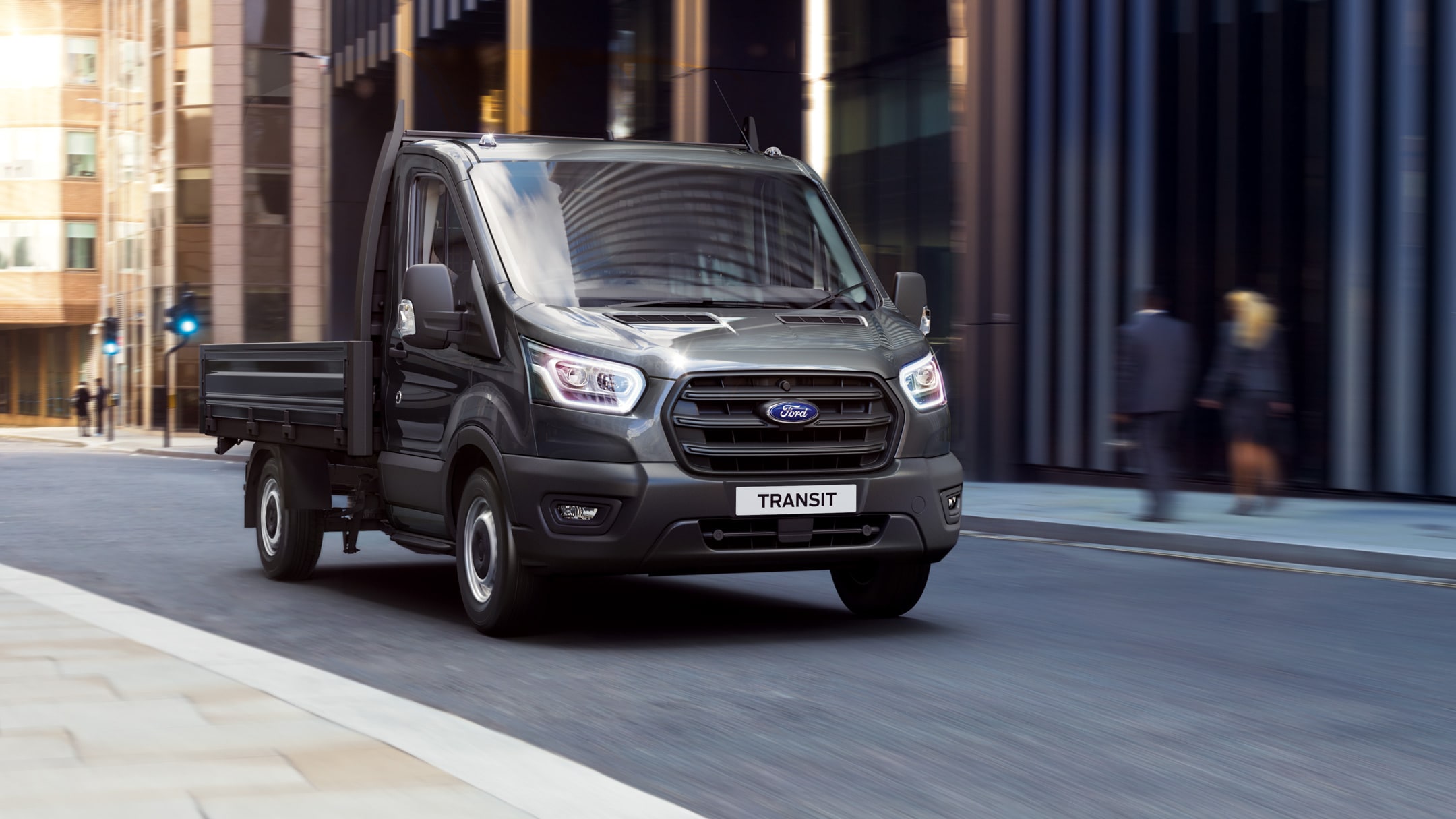 New Transit Chassis Cab front view