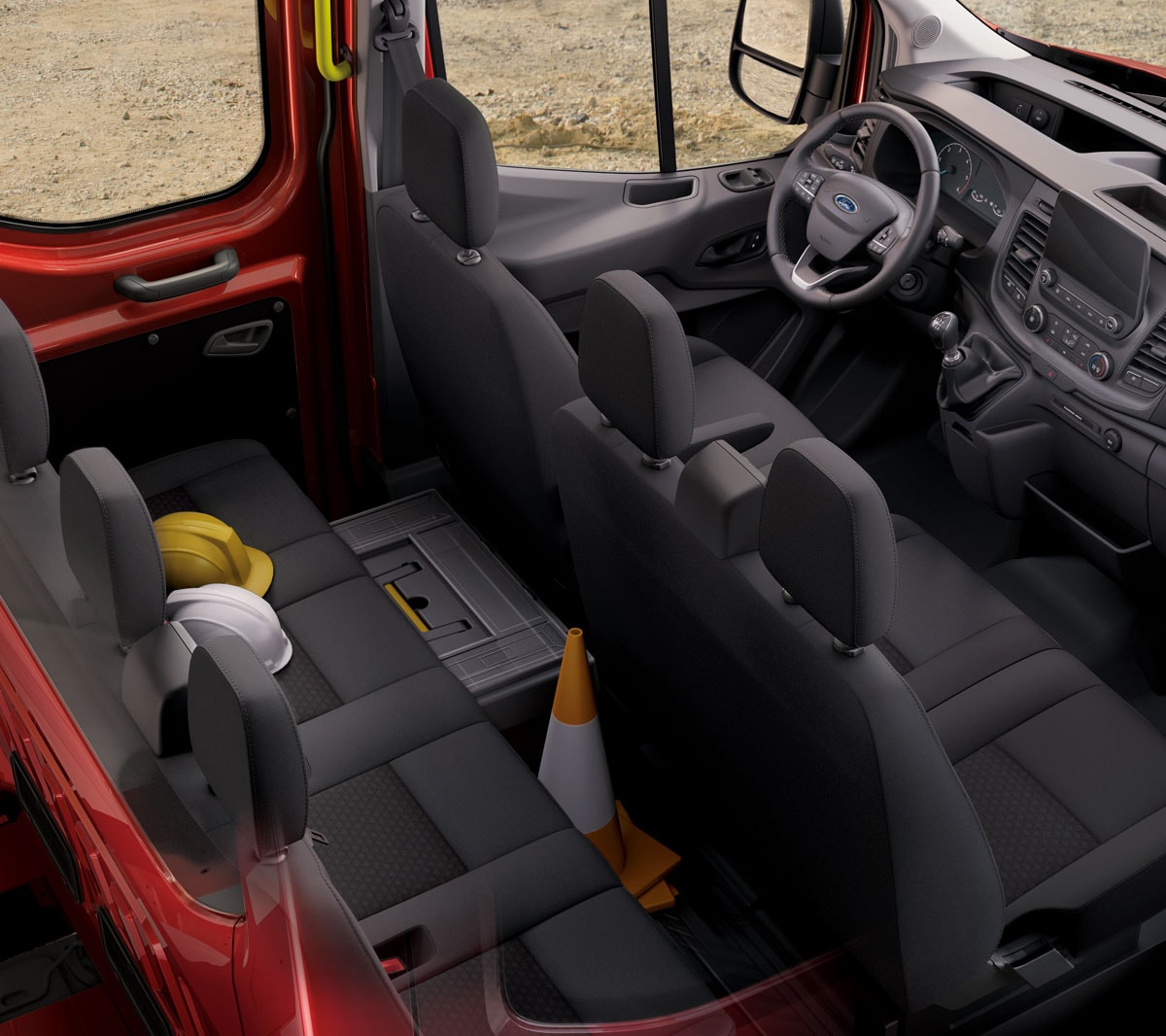 New Ford Transit Chassis Cab interior cabin view