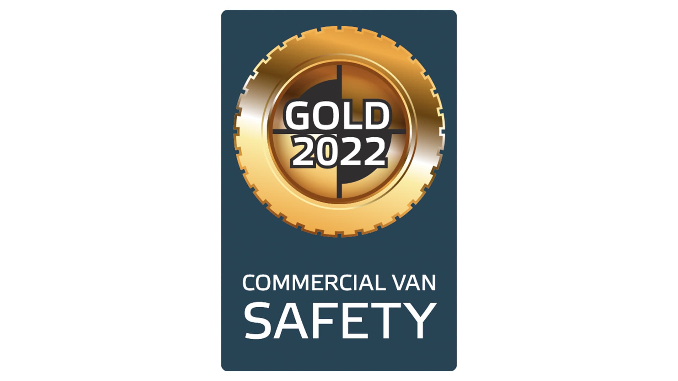 NCAP Commercial Van Safety Gold Award Logo