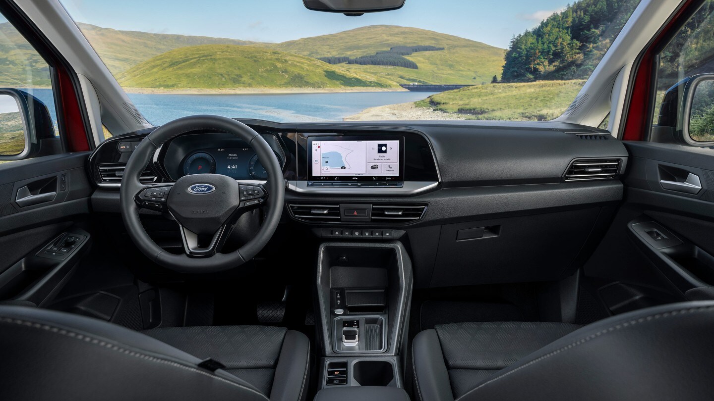 Ο πίνακας ελέγχου του Ford Tourneo Connect.