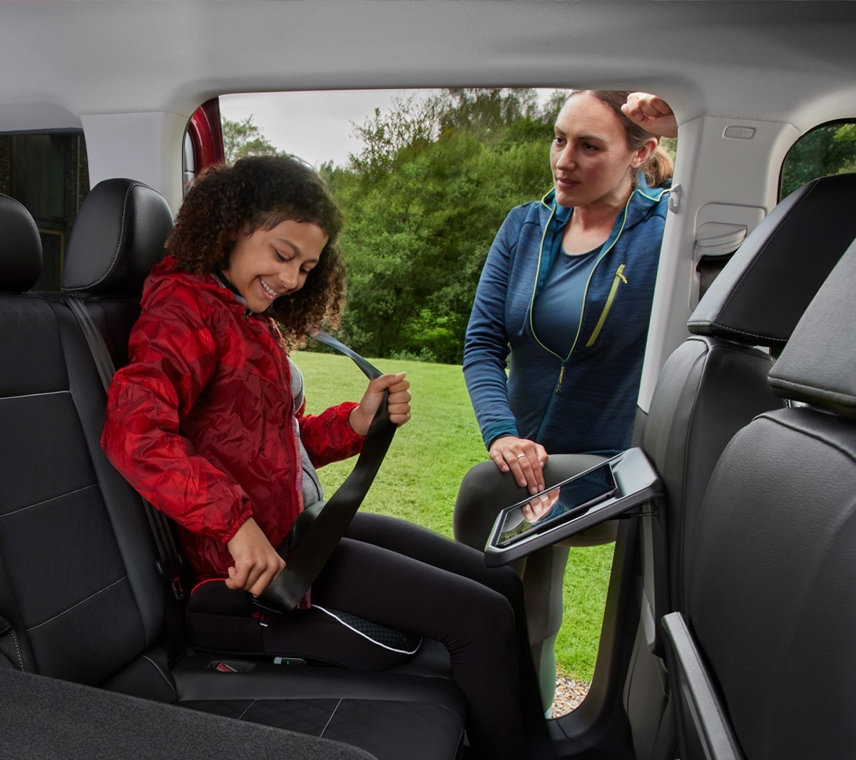 Ford Tourneo Connect interior view showing flexible seating