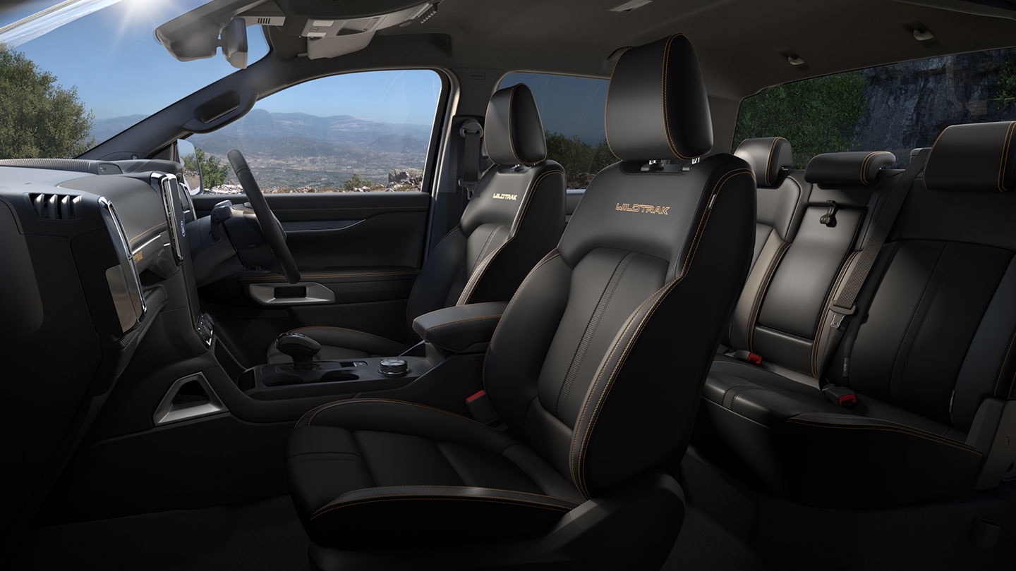 Εσωτερικό ενός Ford Ranger Double Cab