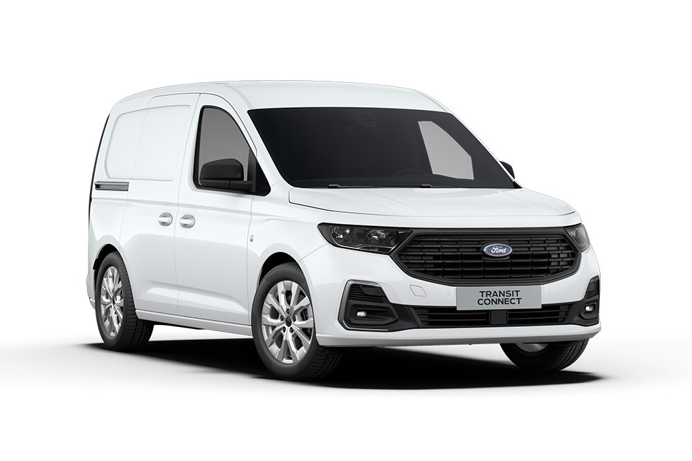 Λευκό Ford Transit Connect Trend van – εξωτερική όψη επαγγελματικού οχήματος Ford