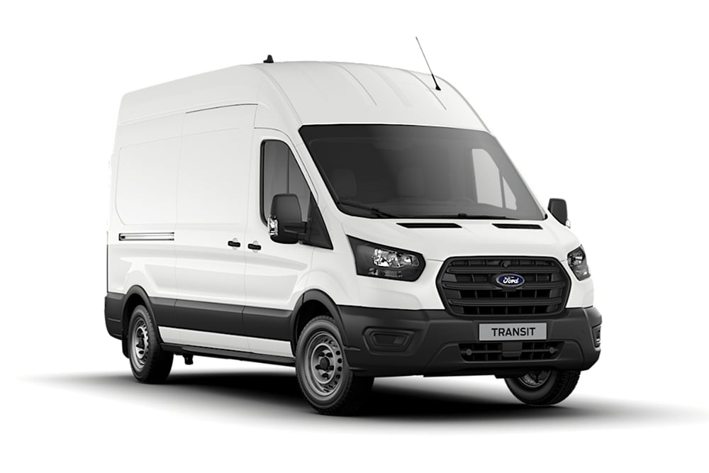 Λευκό Ford Transit Van.