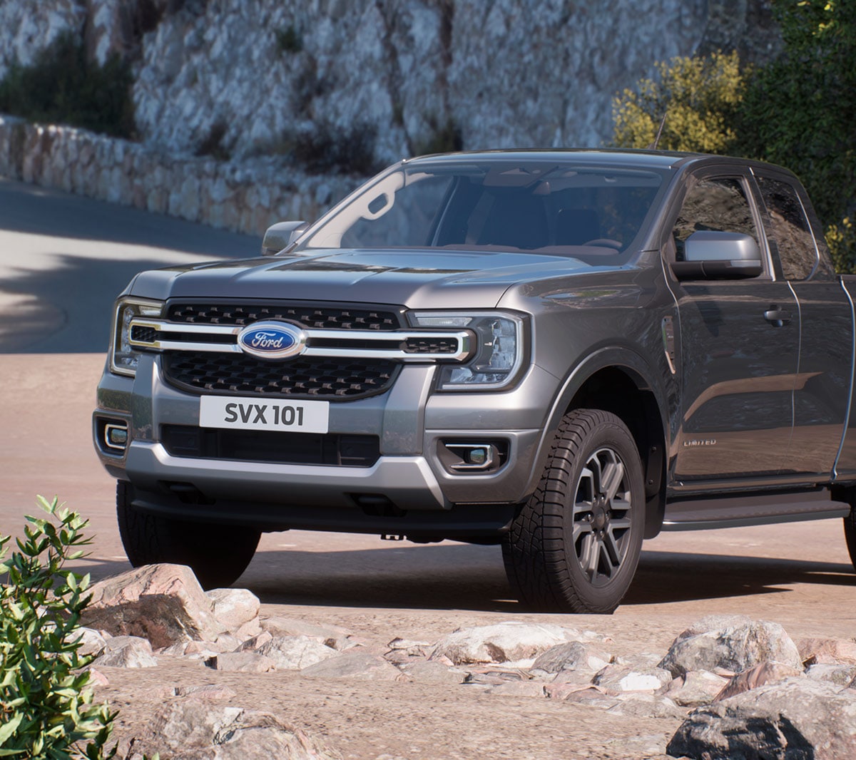 All-New Ranger in Carbonized Grey 3/4 front view