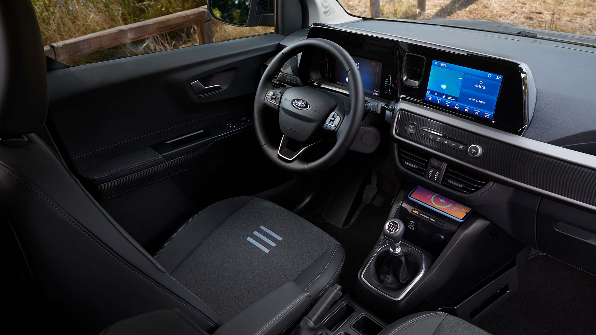 Εσωτερικό καθίσματος οδηγού του νέου Ford Transit Courier
