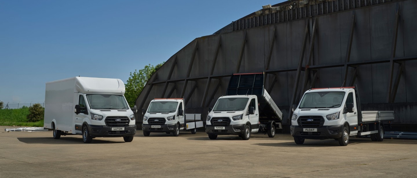 Range of Ford commercial vehicles